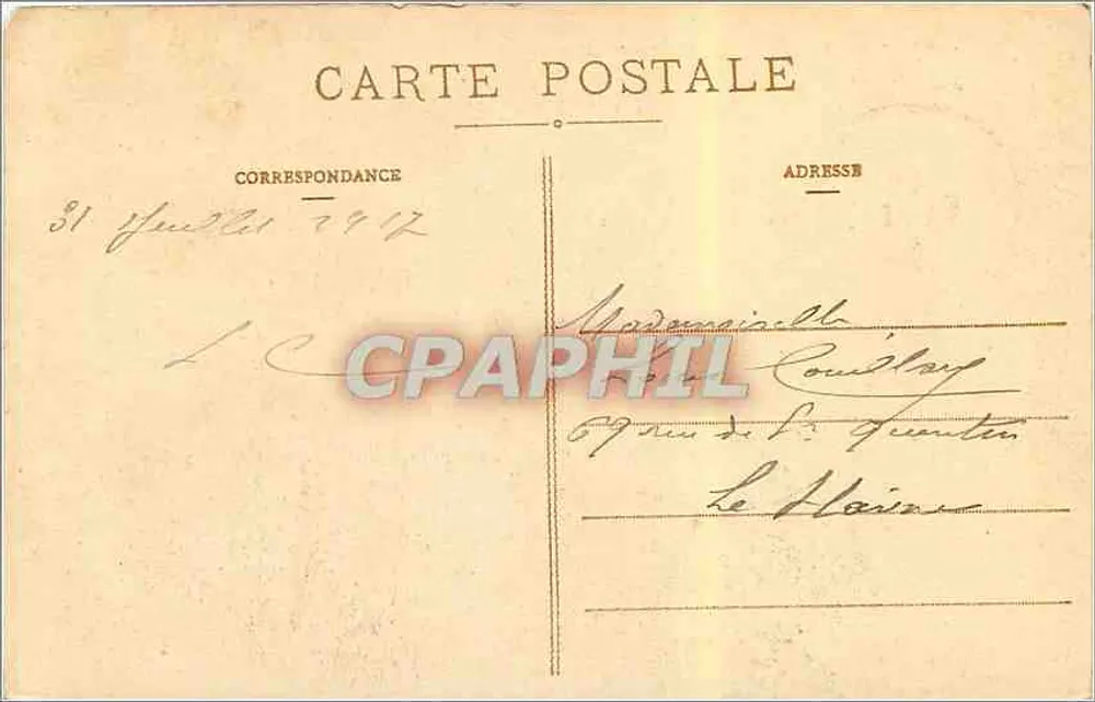 La Cattedrale di ROUEN - La Cour d'Albâne — C.V. 17 - Editore: Maison Anable, Rouen - Verso