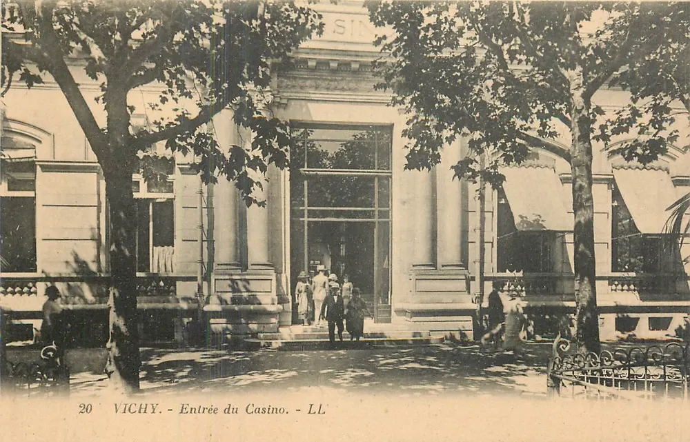 Vichy - Entrada do Cassino - LL - Frente