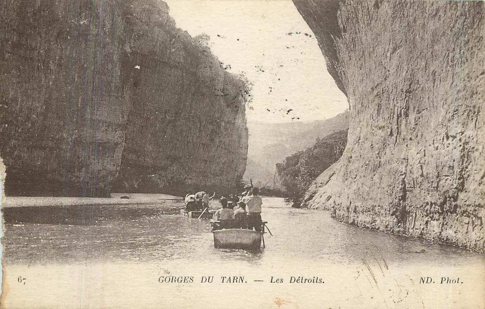 Gorges do Tarn — Les Détroits — ND. Fot. - Frente