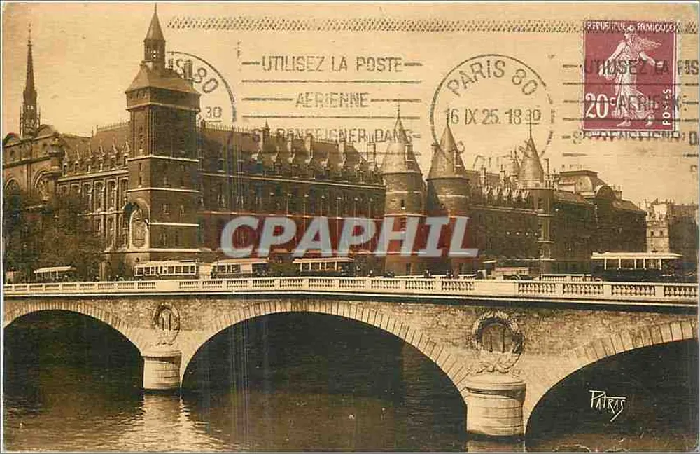 Ponte da Concórdia — vista de Paris — editor Paris - Frente