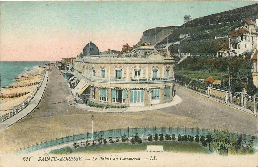 Sainte-Adresse — O Palácio do Comércio — LL. — N° 611 - Frente