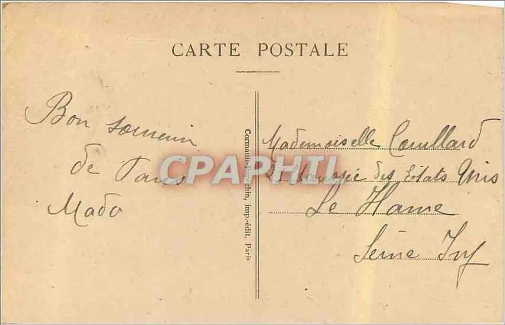 PARIS — Het Grote Paleis — The Great Palace — A. P. - Achterkant