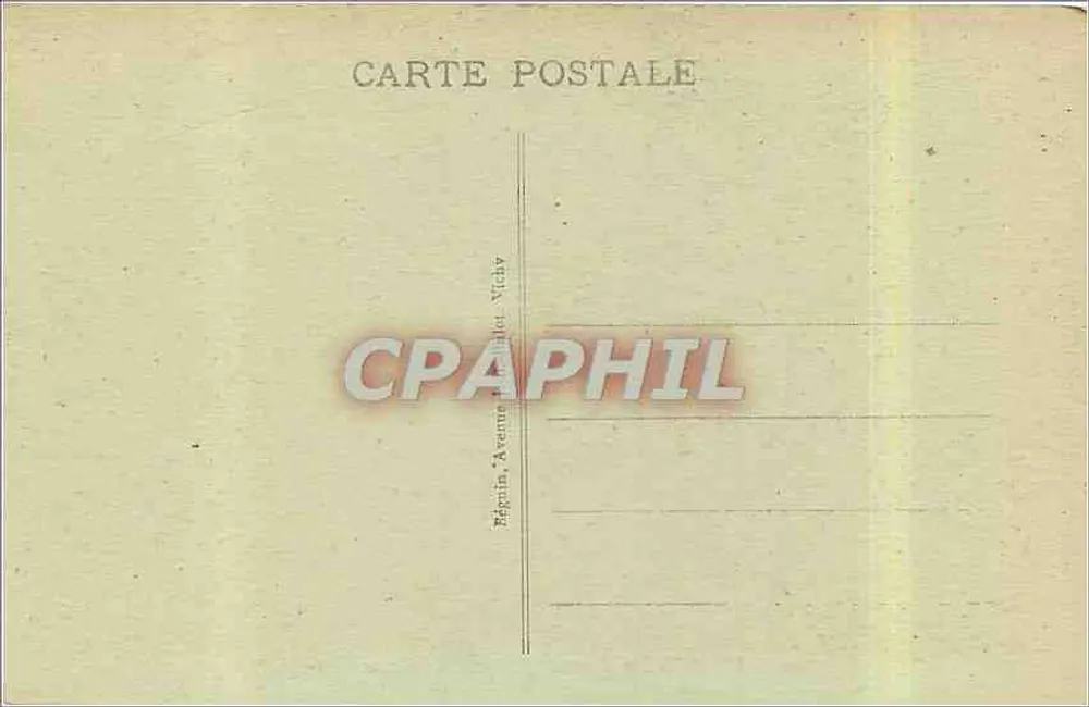 Vichy - Die Ufer des Allier und die Golf-Embarkation — Idéale, n° 424 - Rückseite