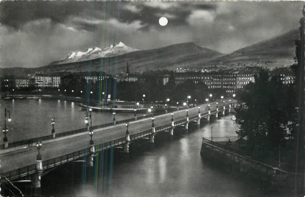Genebra — Noite sobre o lago — Edições de Alger - Frente
