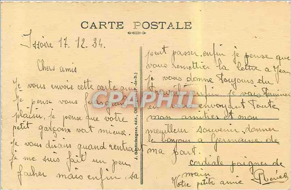 L'Issoire — Katedra św. Pawła — G. D'O. - 975 - Rewers