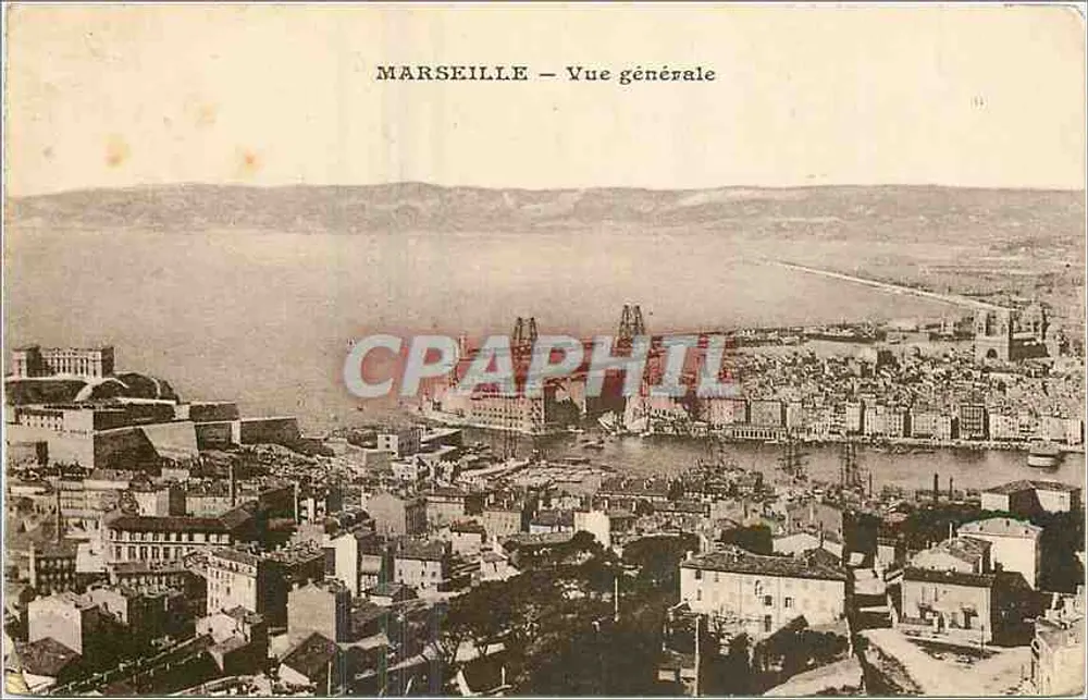 Marselha — Vista geral — Editor não identificado, número de série não visível - Frente