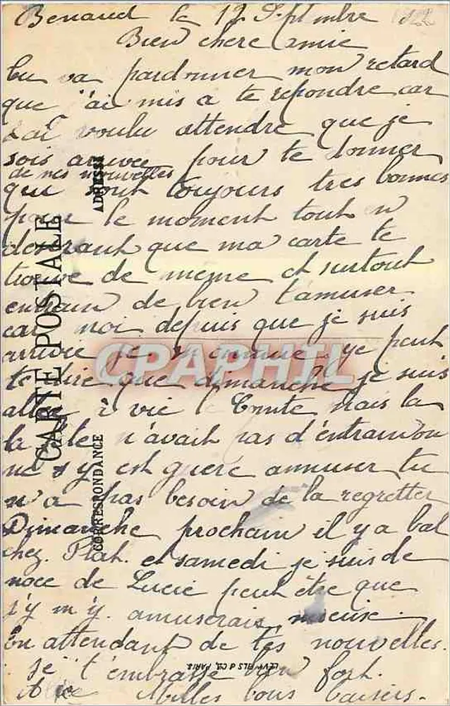 Le Mont-Dore, visto do Chemin du Capucin — LL. - Verso