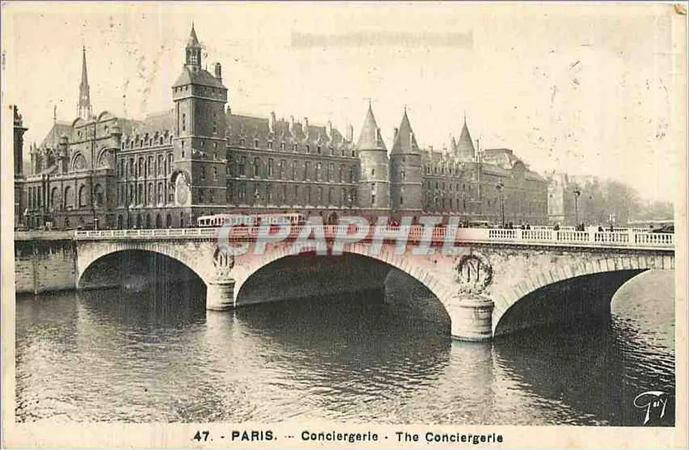 Paris — Conciergerie — editor T. J. n° 47 - Frente