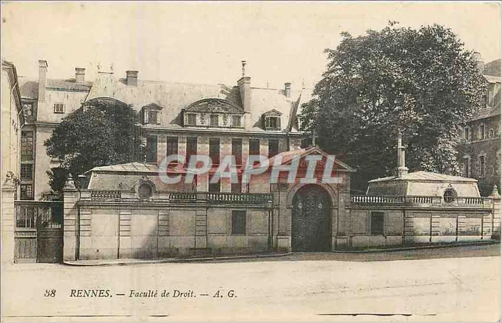 Rennes. — Faculdade de Direito — A. G. - Frente