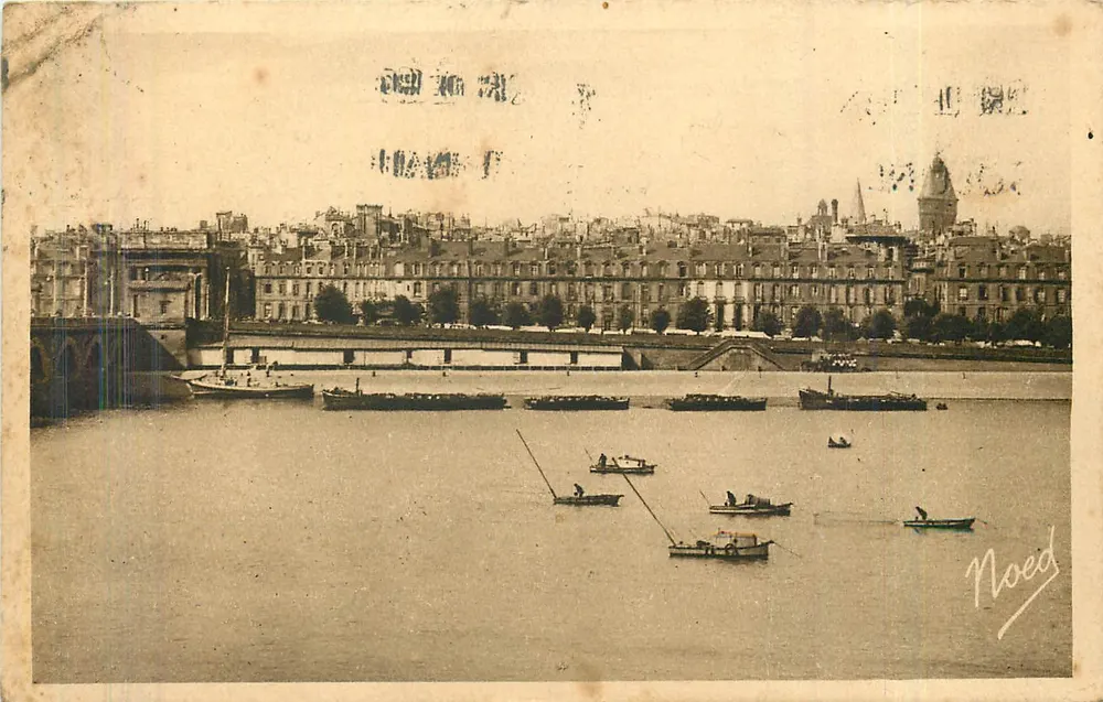 Bordeaux — Quai Richelieu et les Pêcheurs — Noed - Recto