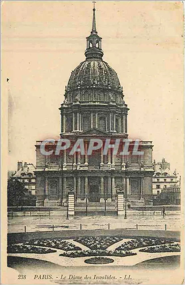 Paris - O Dôme dos Invalides - LL. - n° 238 - Frente