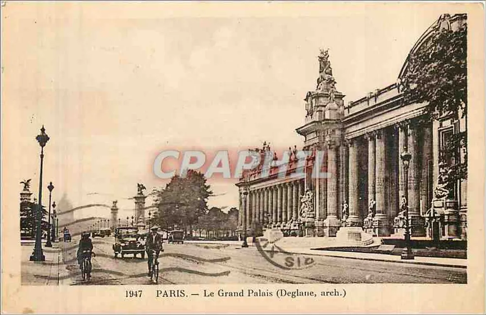 PARIS — Le Grand Palais (Deglane, arch.) - Recto
