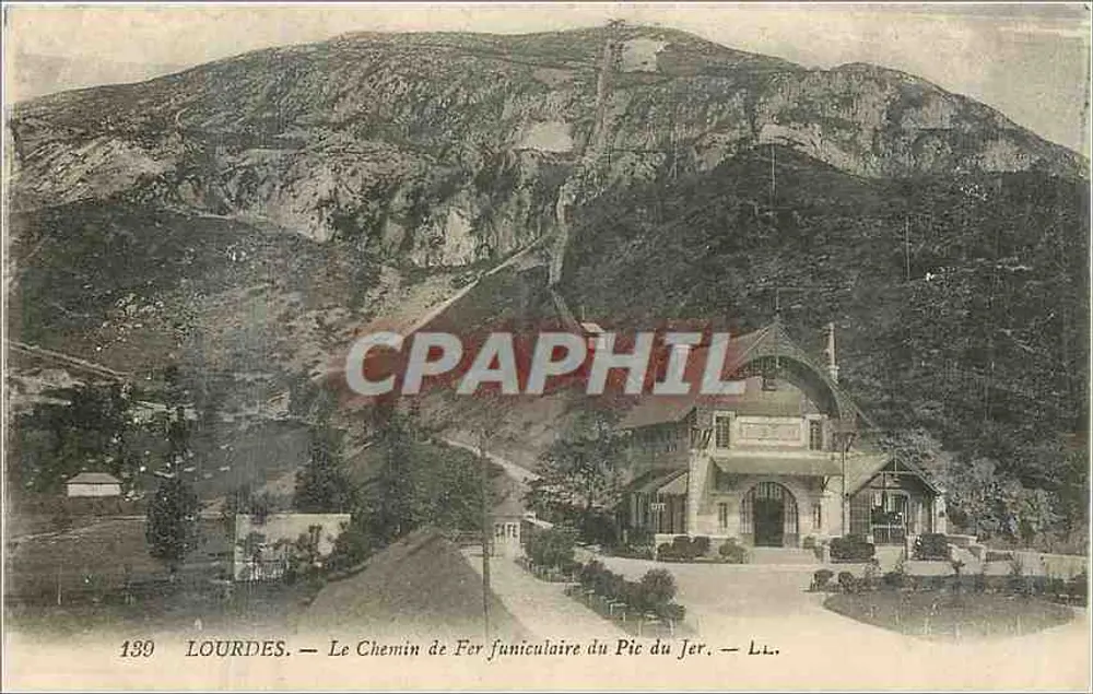 Lourdes — Le Chemin de Fer funiculaire du Pic du Jer — L.I. - Recto