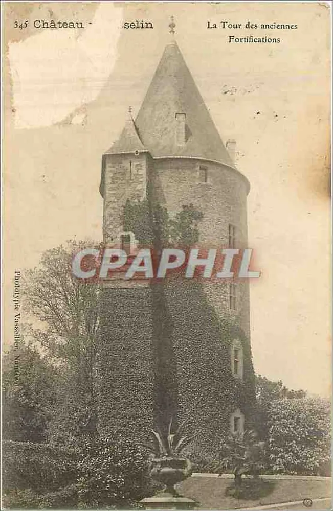Château-selin — Die Turm der alten Befestigungen — Phototype Vassallen, Nantes - Vorderseite