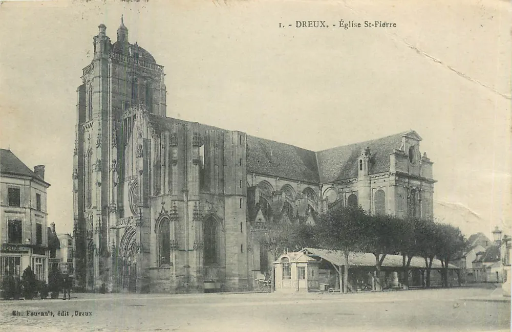 Dreux — Église Saint-Pierre — Ch. Fouraut, édit. Dreux - Frente