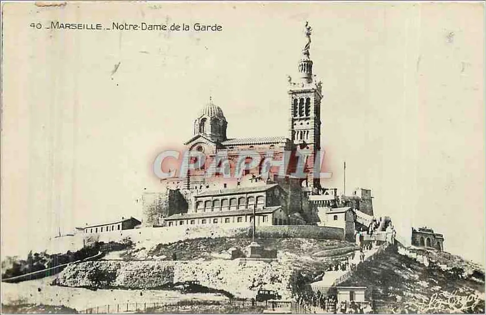 Marselha — Nossa Senhora da Guarda — Edição « Le Vieux » Marselha, n°40 - Frente