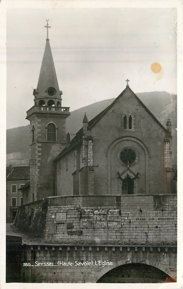 Seyssel (Hoog Savoie). De Kerk — uitgever: Editions La Gigue, n° 555 - Voorkant