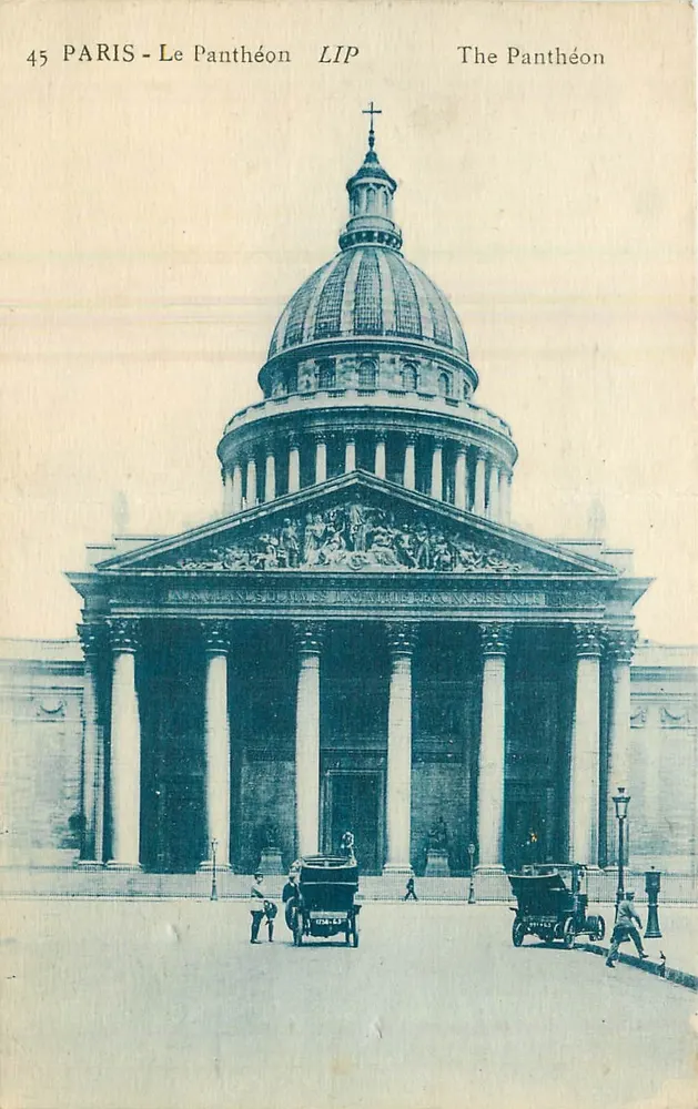 PARIS - O Panteão — editor LIP, n° 45 - Frente