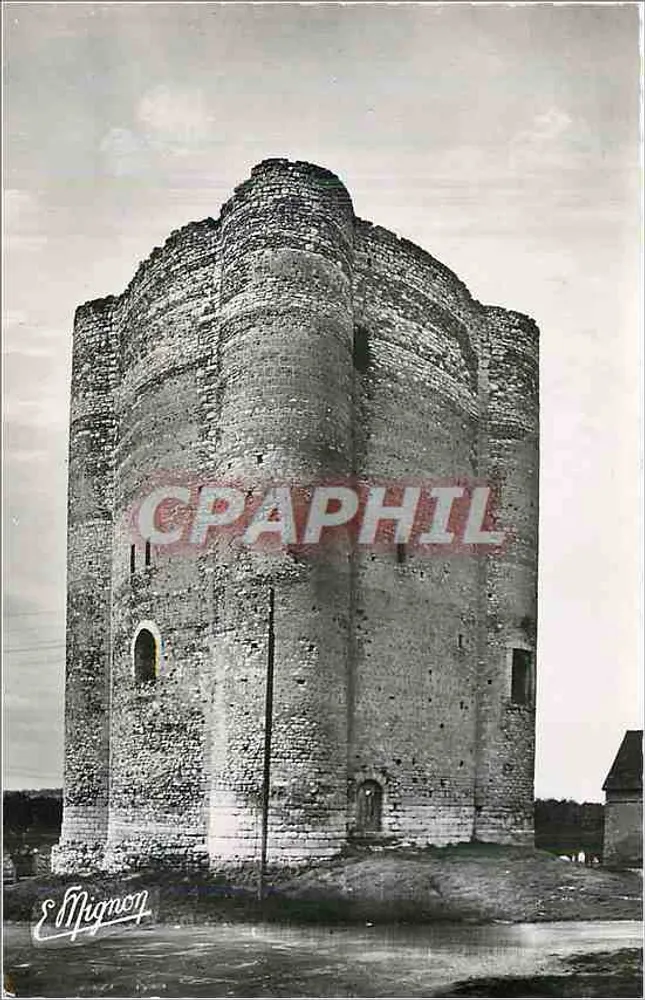 Zamek Motte — Houdan (Yvelines) — Wydawnictwo E. Mignon - Awers