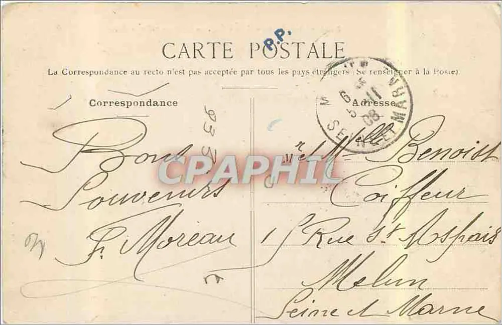 St-Maur - Créteil — La Passerelle — G.J. - Achterkant