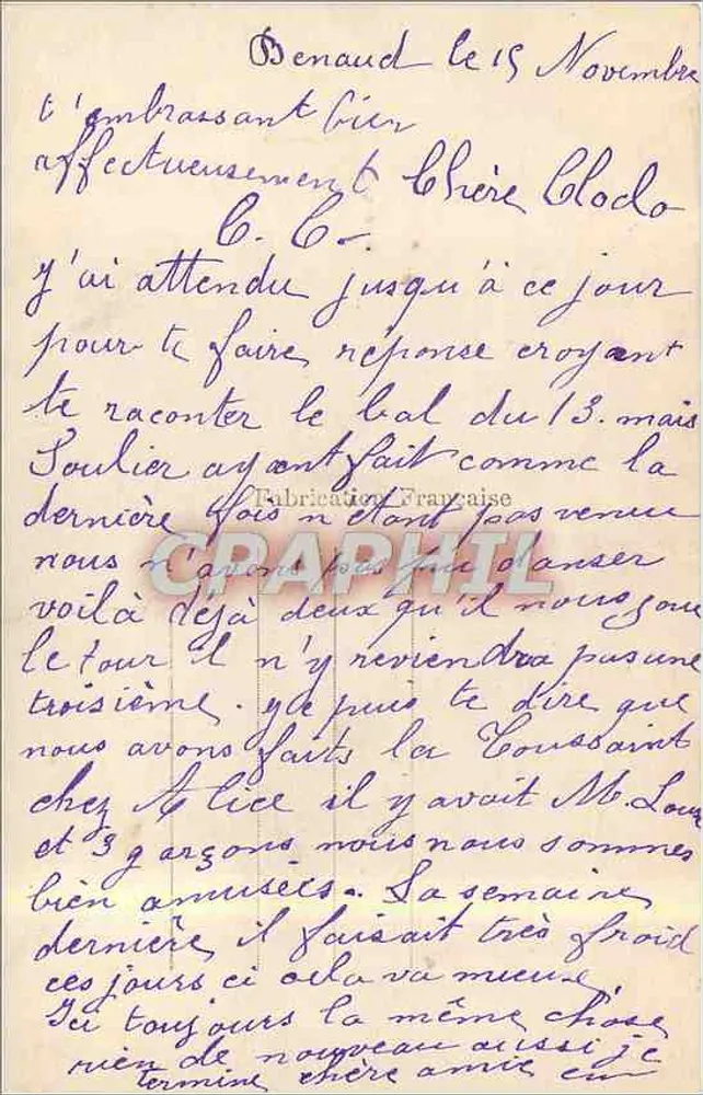 Büschel Violetter — gedrucktes Gedicht — REX 1024 - Rückseite