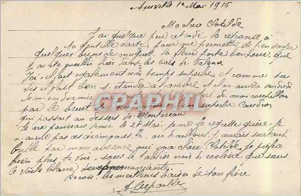 Muguet porte-bonheur — edição Mimososa, n° 376 - Verso
