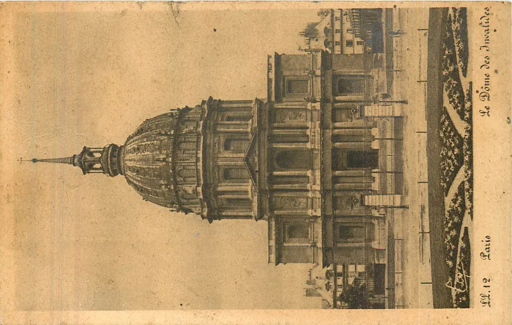 O Dôme dos Invalides — Paris — Editor L. 12 - Frente