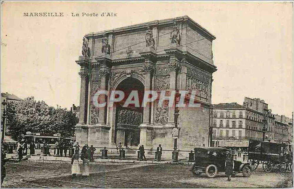 MARSEILLE - A Porta de Aix — editor não identificado, número de série não visível - Frente