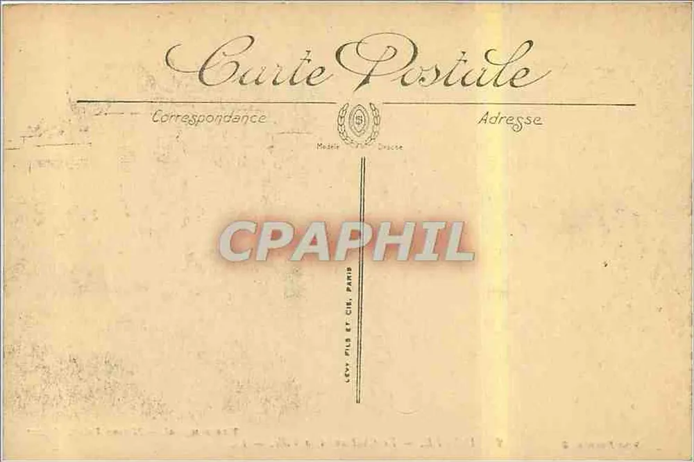 Dieppe — Le Château et la Ville — Tirage spécial — Maison Letay, Éditeur - Verso