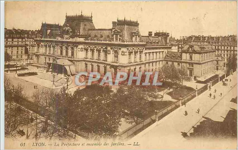 LYON — A Prefeitura e conjunto dos Jardins — LL. - Frente
