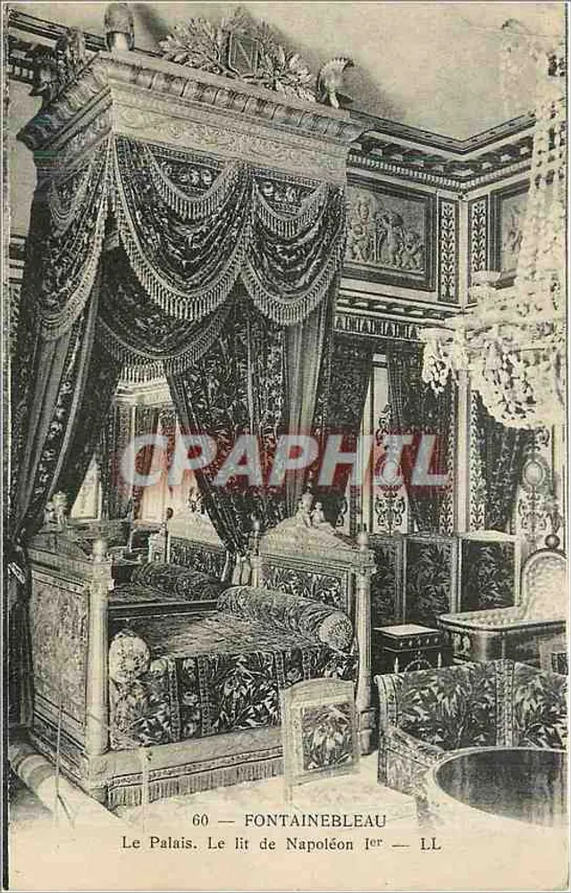 Napoleons Bett — Das Schloss. Fontainebleau — LL - Vorderseite