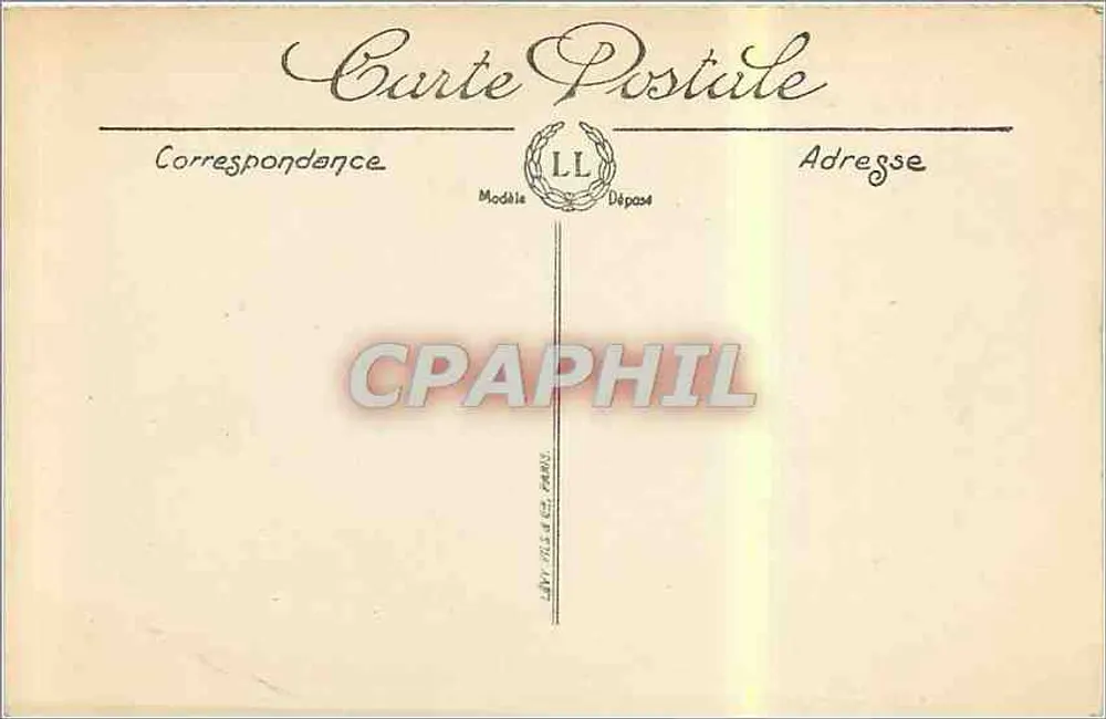 Biarritz — O Rocher de la Pierge — LL - Verso