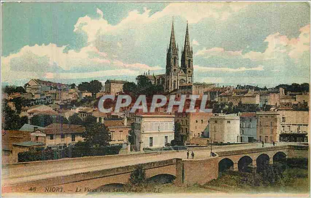 Niort — El Viejo Puente San Ángel — LL - Anverso