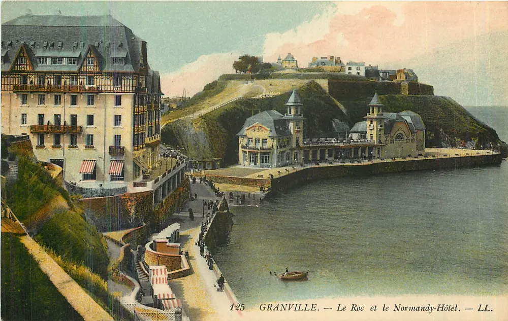 Granville — Le Roc et le Normandy-Hôtel — LL. — n° 125 - Recto