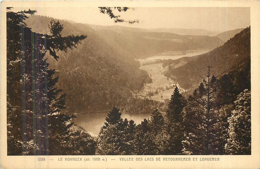 Le Hohneck (alt. 1868 m.) — Tal der Seen Retournemer und Longemer — n° 1235 - Vorderseite