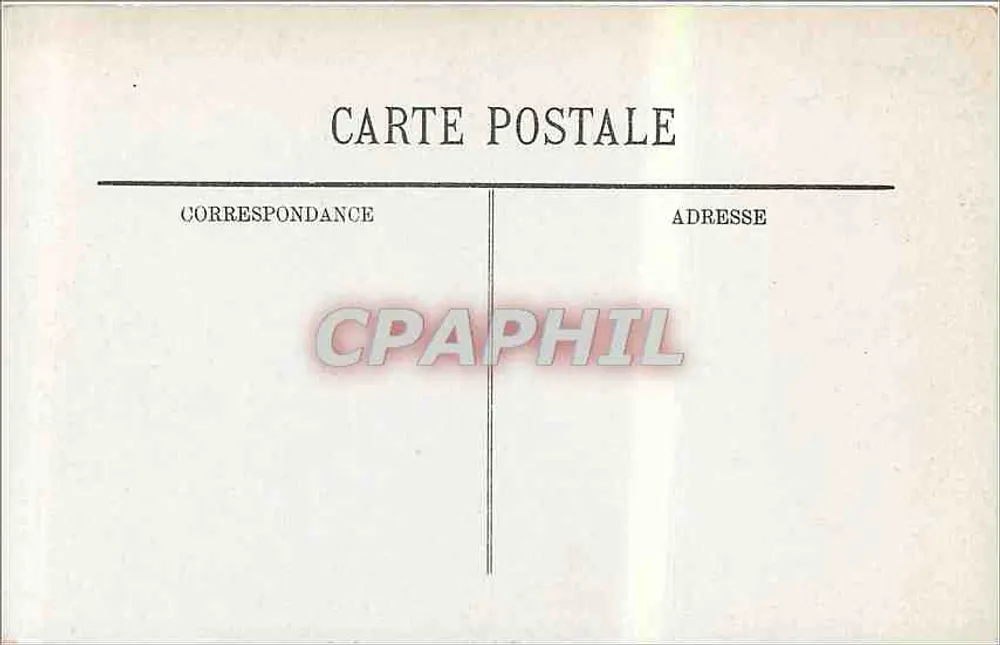 Marseille — A Rua La Cannebière — Editora: C. Didot & Cie, n°8 - Verso