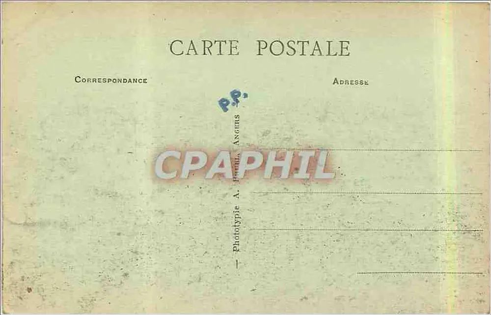 Perros-Guirec (C.-du-N.) — Die Spitze des Schlosses von oben gesehen — A. B. - Rückseite