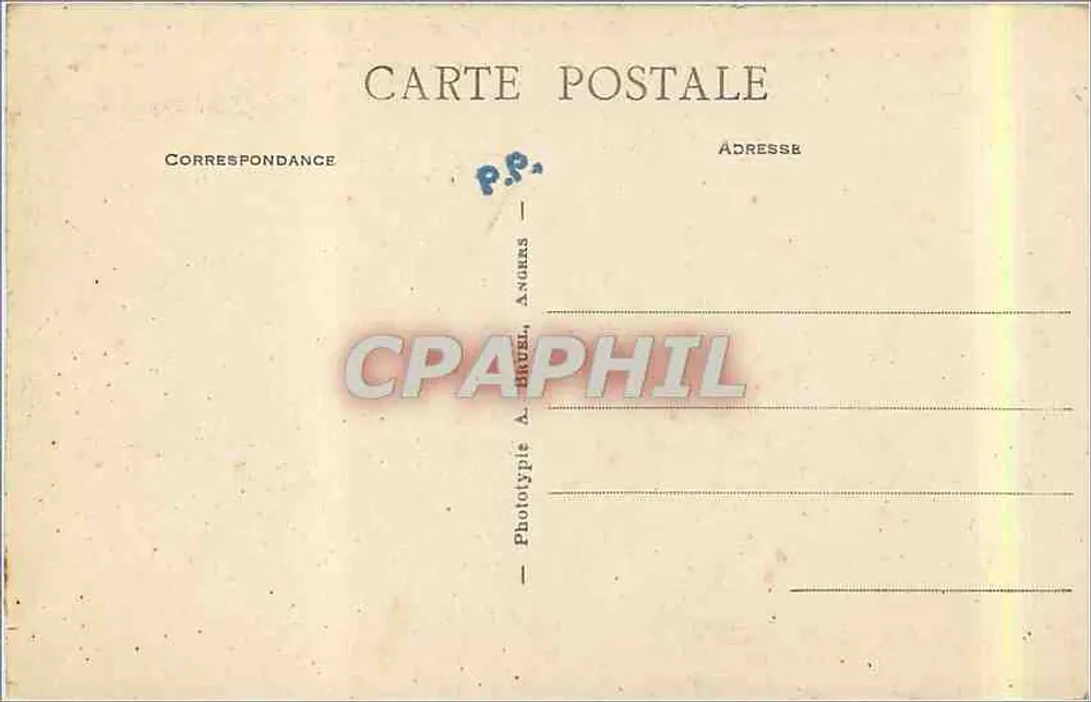 Perros-Guirec - PLOUMANACH (C. du-N.) - Rocher du Squevel an der Pointe du Diable - A.B. - Rückseite