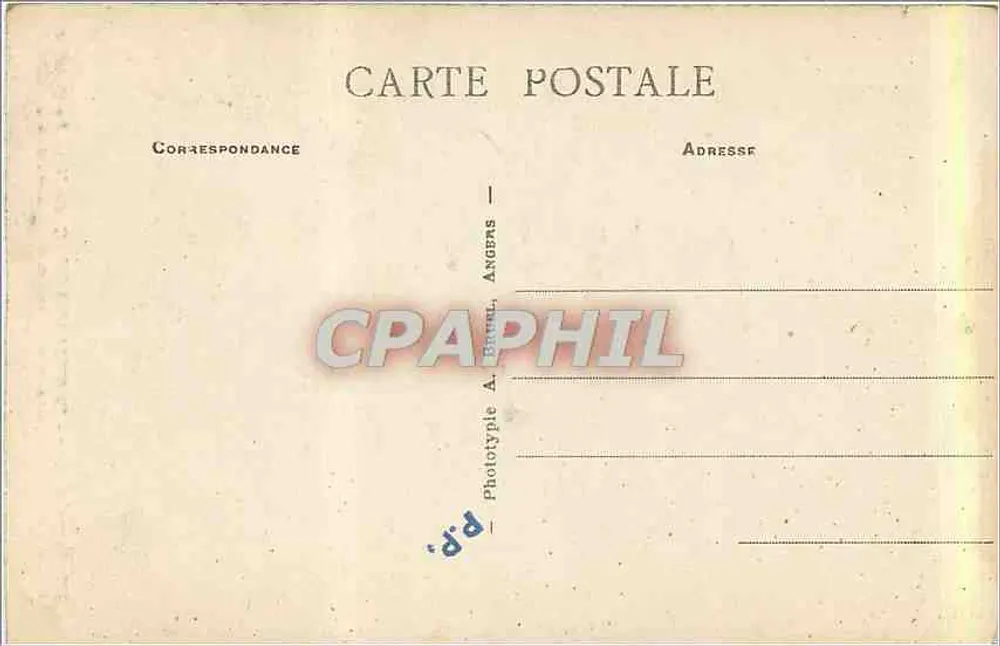 Le Gouffre à la Pointe du Diable - PLOUMANACH (C.-du-N.) - A.B. - Verso