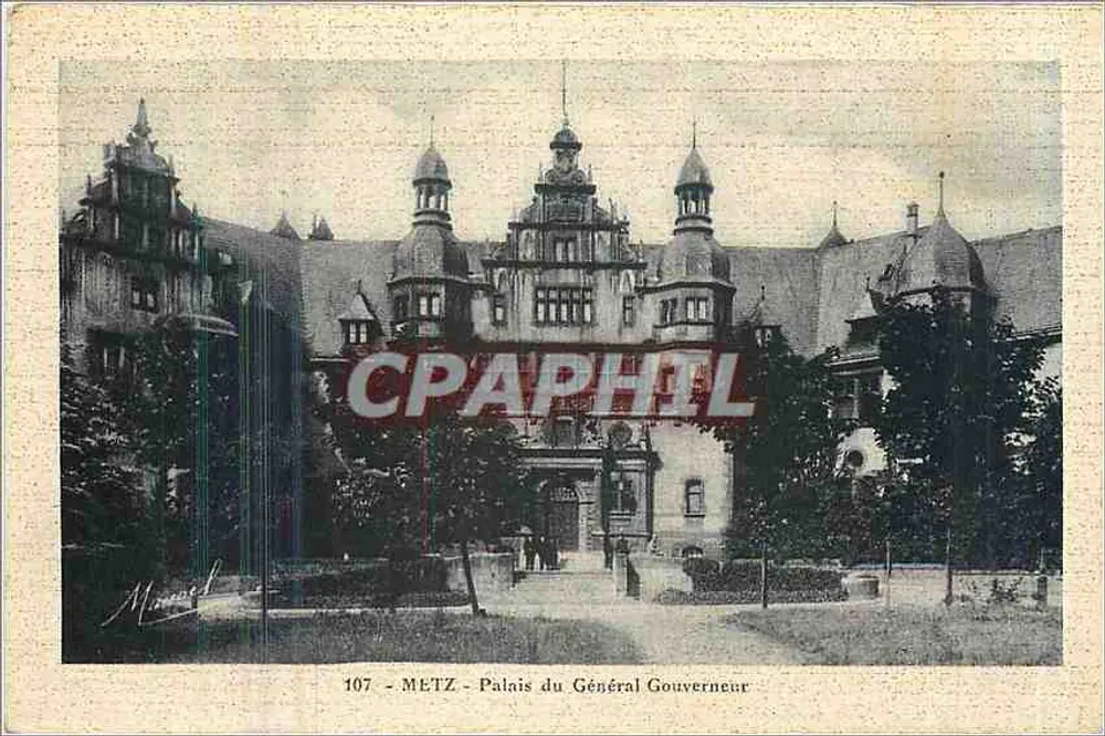 METZ - Palazzo del Generale Governatore — Manuel, n° 107 - Recto
