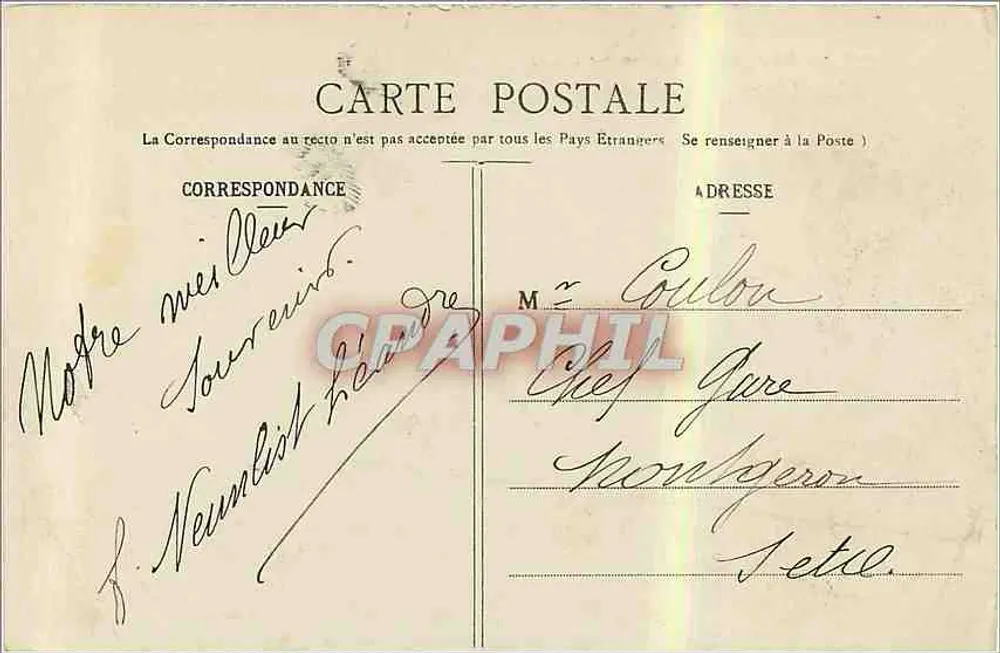 Pôr do sol sobre Dinard — St-Malo — editor desconhecido, número de série não visível - Verso