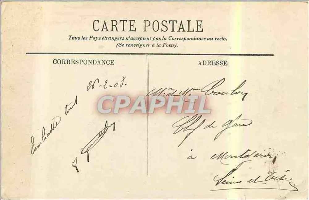 Marseille — Most Przeciwprądowy — LL. - Rewers