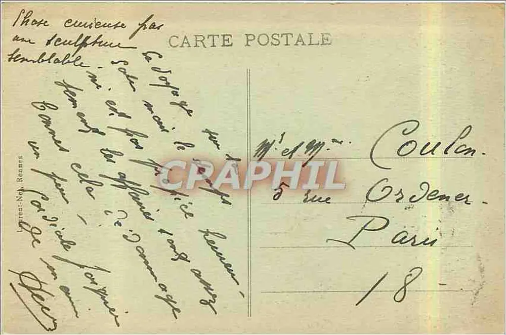 O Mont-Saint-Michel — O Claustro (século XIII) — Editor não identificado, n° 156 - Verso