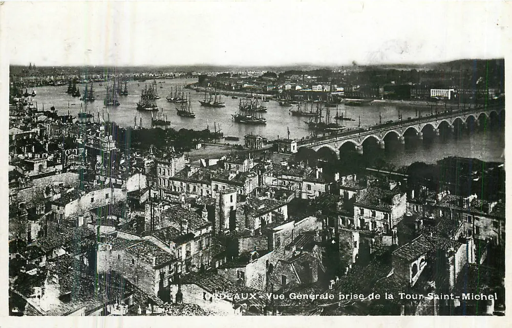 Bordeaux - Allgemeine Ansicht vom Tour Saint-Michel — Éditions TITOUAUD - Vorderseite
