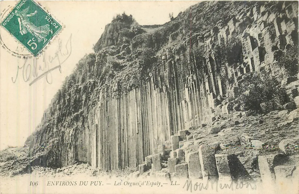 Arredores do Puy — As Orgas de Espaly — LL. — N° 106 - Frente