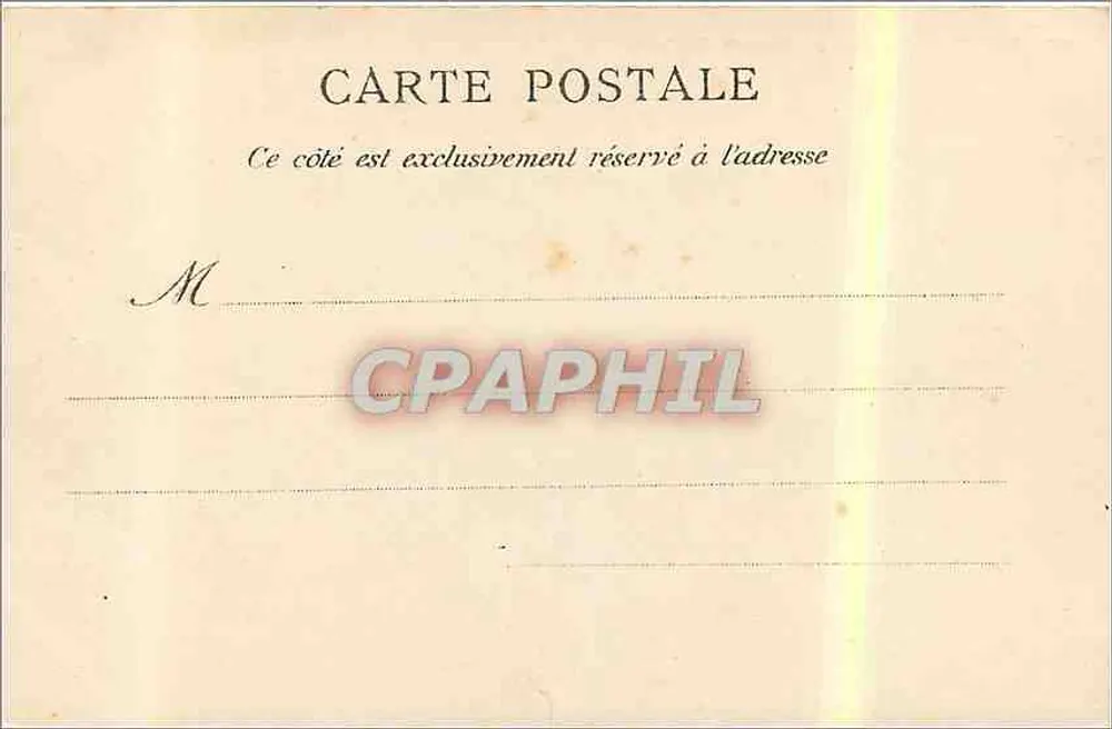 Paris — Cascata do Bois de Boulogne — C. L. C. n° 62 - Verso