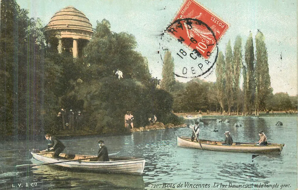 Bois de Vincennes. See Daumesnil und der griechische Tempel — L.V. & Cie, n°720 - Vorderseite
