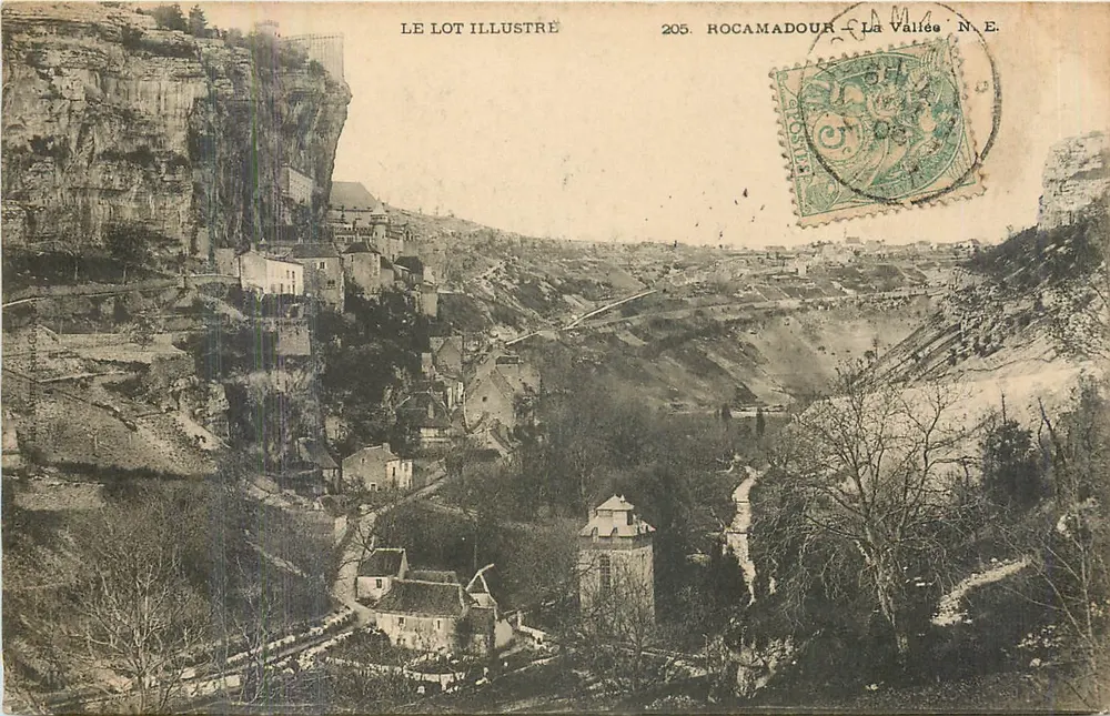 Rocamadour — A Valle N.E. — Le Lot Illustré, n°205 - Frente