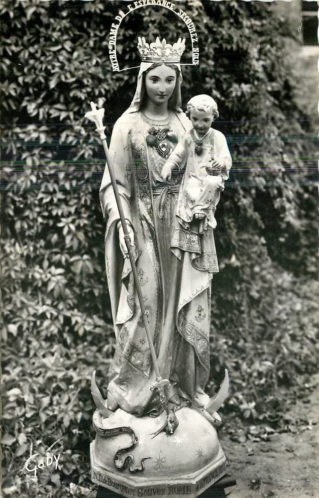 Notre-Dame de l'Espérance — Statue de pèlerinage à Bourgenay — Éditions Gaby, Nantes - Recto