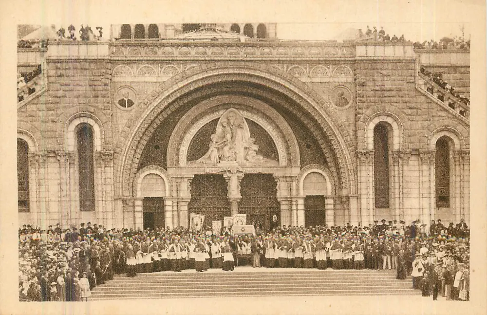 Lourdes — Eingang zum Rosenkranz — Edition des Palais du Rosaire, Lourdes - Vorderseite